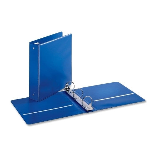 Cardinal Brands, Inc Round Ring Binder, w/ 2 Pockets, 2" Cap., Medium Blue