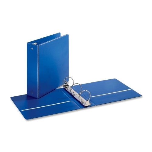 Cardinal Brands, Inc Round Ring Binder, w/ 2 Pockets, 3" Cap., Medium Blue