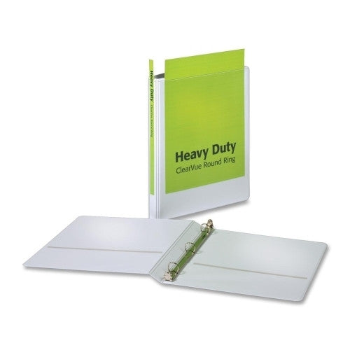 Cardinal Brands, Inc Round Ring Binder,Heavy-Duty,5/8" Capacity,White