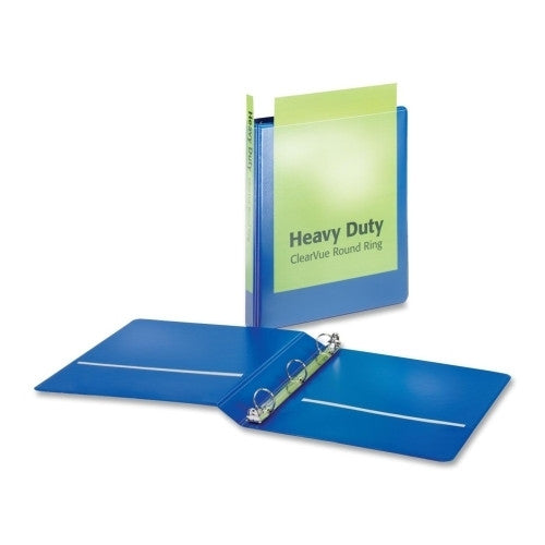 Cardinal Brands, Inc Round Ring Binder,Heavy-Duty,1" Capacity,Blue