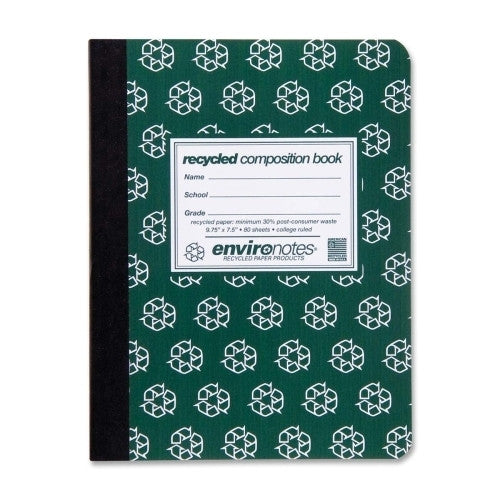 Roaring Spring Paper Products Composition Book, College Ruled, 9-3/4"x7-1/2", 80 Shts/Ct