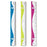 Easy Grip Ruler, Peggable, Fits 3-Ring Binder, Assorted