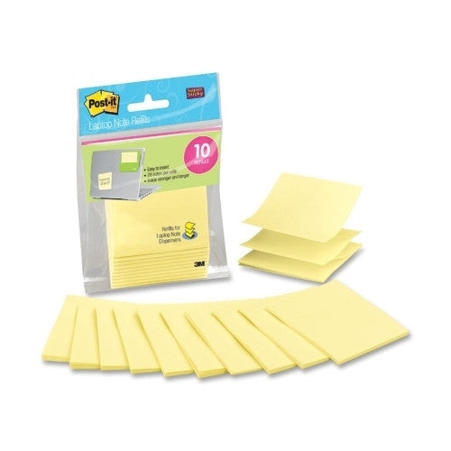 3M Commercial Office Supply Div. Post-It Notes, Super Sticky, 3"x3", Canary Yellow