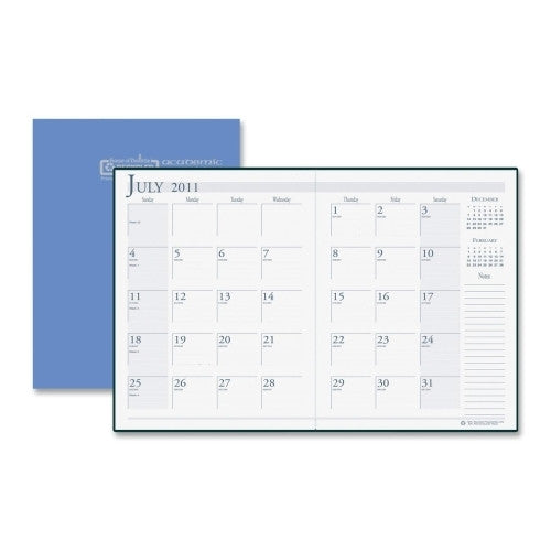 House of Doolittle Academic Monthly Planner, 14 Months, 7"x10", Blue