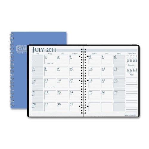 House of Doolittle Academic Monthly Planner, 14 Months, 8-1/2"x11", Blue