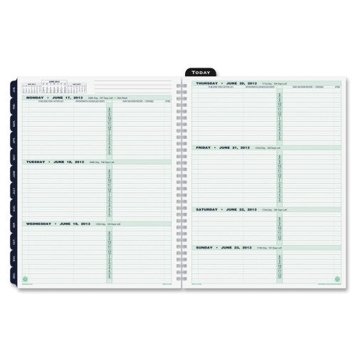 Wirebound Refill, Notebook Size 8-1/2"x11"- Black Cover