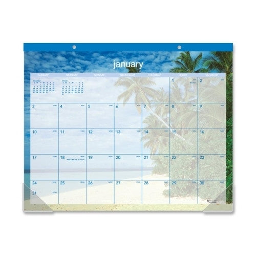 At-A-Glance Desk Pad, 12 Month, Jan-Dec, 22"x17",