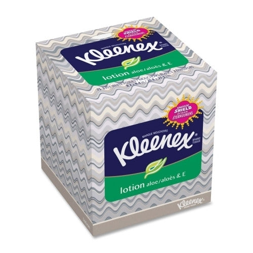 Kimberly-Clark Facial Tissue, Lotion, Upright, 75SH/BX, White