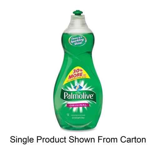 Colgate Palmolive, IPD Dishwashing Liquid, Palmolive Original, 12/CT, Green