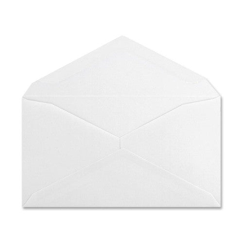 Quality Park Products Business Envelopes, No 6, 24 lb, 3-5/8"x6-1/2", 500/BX, WE