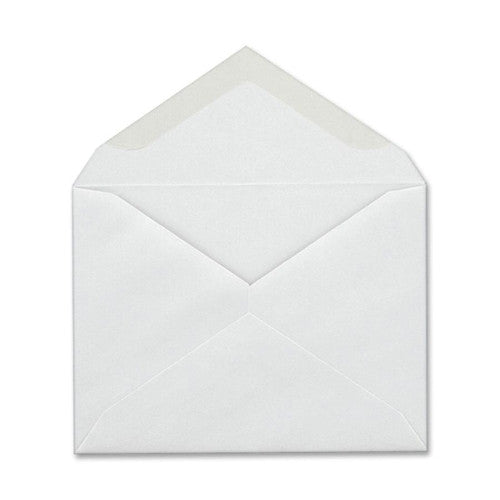 Quality Park Products Invitation Envelopes, 4.38"x5.75", 24lb., 100/BX, White