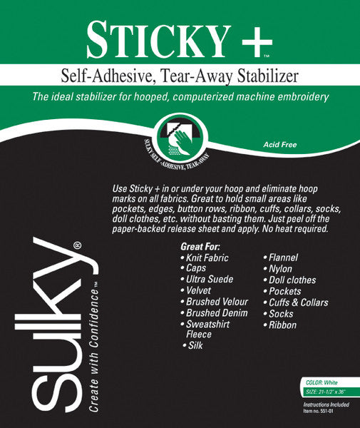 Sticky Self-Adhesive Tear-Away Stabilizer-22-1/2"X