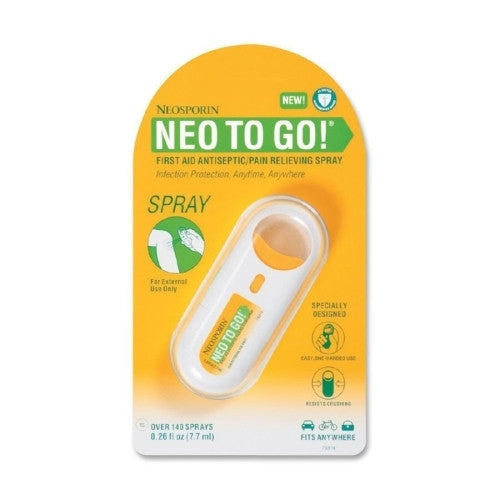 Johnson & Johnson Neosporin To Go Spray, First Aid Antiseptic