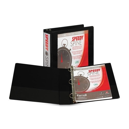 Samsill Corporation View Binder, Round Ring, 2" Capacity, Black