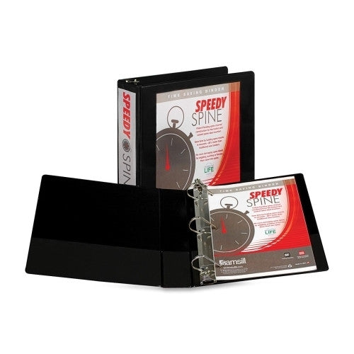 Samsill Corporation View Binder, D-Ring, 2", Black