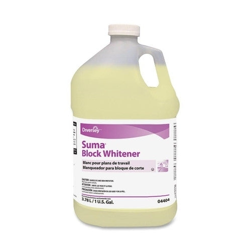 JohnsonDiversey Block Whitener, 1gal., Ph12.65, Chlorine/Yellow