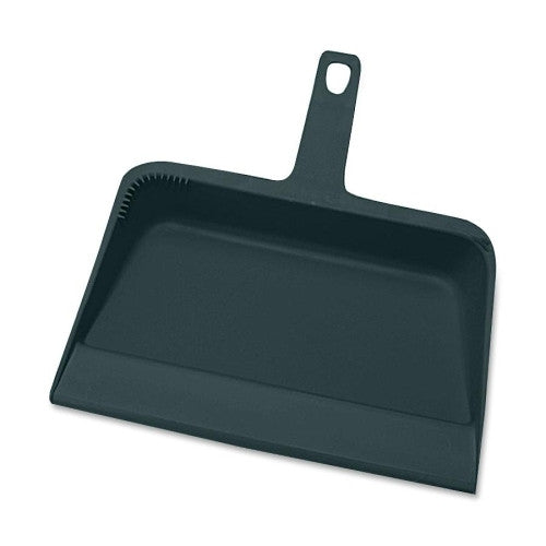 Genuine Joe Dust Pan, Heavy-Duty, 12", Black