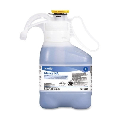 JohnsonDiversey Glass/Multi-Purpose Cleaner, Non-Ammoniated, 1.4Ltr., Blue