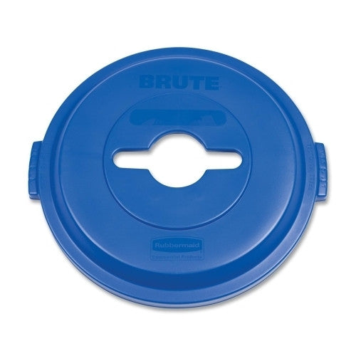 Rubbermaid Commercial Products Brute Recycling Lid, 12"x21"x5-1/2", Blue