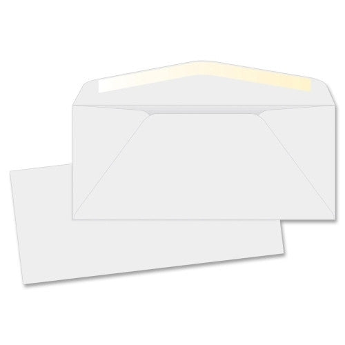 Business Source Business Envelopes, No.10, 28lb., Regular, 500/BX, WE/WV