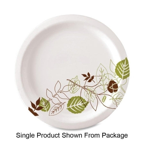 Dixie Foods Plates, Heavy Weight, 8-1/2, 125/PK, Pathways/White