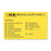 Tabbies Emergency Information Cards, ICE, 25/PK, Fluorescent Yellow