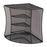 Lorell Corner Organizer, 10-7/8"x10-7/8"x13", Mesh/Black