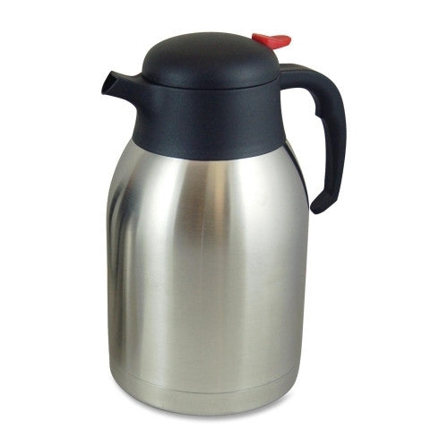 Genuine Joe Everyday Vacuum Carafe, 2.0L., Stainless Steel