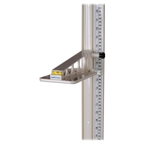 Health o Meter Wall Mounted Height Rod, Silver