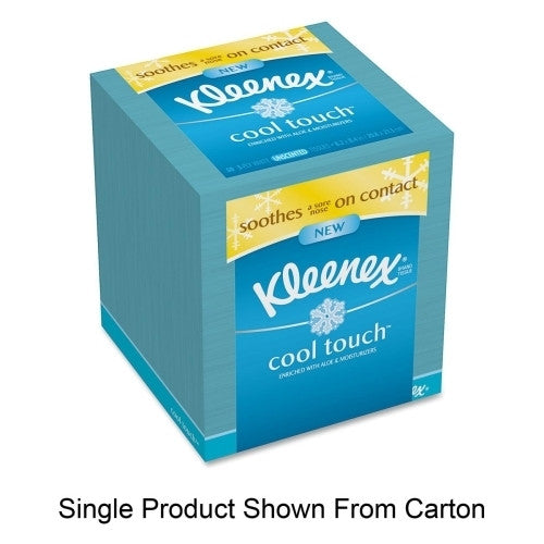 Kimberly-Clark Cool Sensation Facial Tissue, 3-Ply, 27BX/CT, White