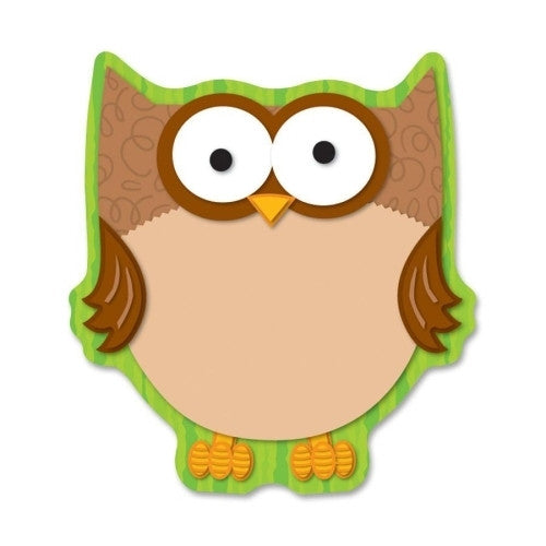 Carson-Dellosa Publishing Notepad, Owl, 5-3/4"x6-1/4", 50SH/PD, Multi-Color