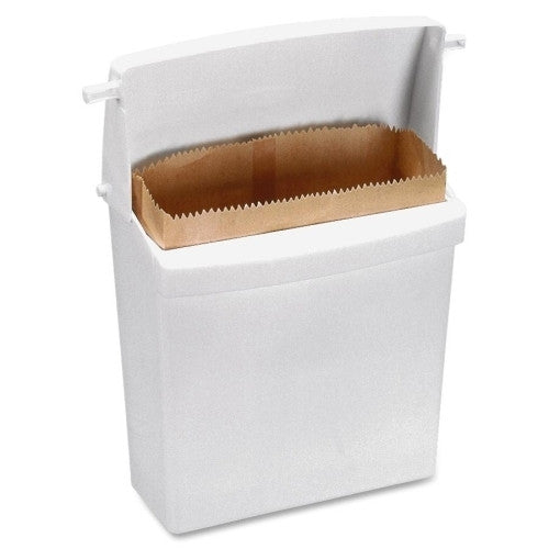 Rochester Midland Sani Disposal Unit, Plastic, 8-7/8"x4-5/8"x10-5/8", White