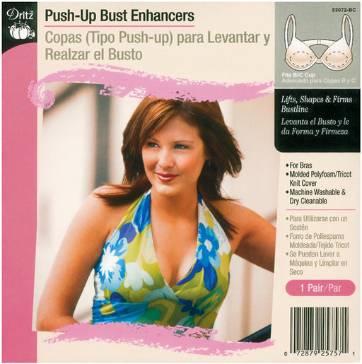 Push-Up Bust Enhancers-Fits B/C Cup