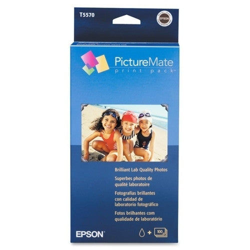 Epson America Inc. Print Pack, For Picture Mate Lab, w/ 100 Sheets/Cartridge