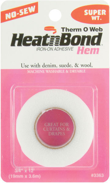 Heat'n Bond Hem Iron-On Adhesive - Super-3/4"X12 F