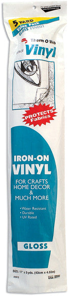 Heat'n Bond Iron-On Vinyl -17"X5 Yards Gloss