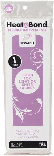 Heat'n Bond Light Weight Iron-On Fusible Interfacing