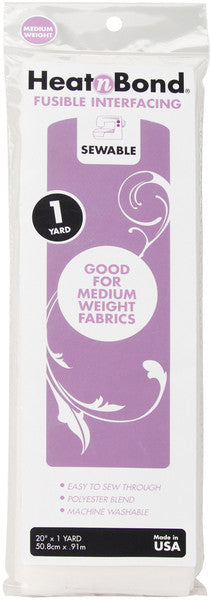 Heat'n Bond Medium Weight Iron-On Fusible Interfacing