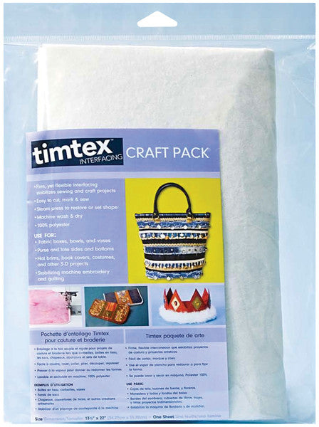 Timtex Craft Pack Interfacing-13-1/2"X22" 1/Pkg