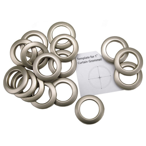 Curtain Grommets 1" Inner Diameter 8/Pkg-Champagne