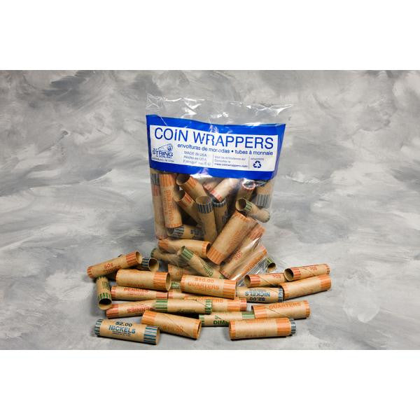Coin Wrappers -36 Count Assorted