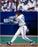 Roberto Alomar Blue Jays White Jersey Swing Vertical 8x10 Photo w/ "HOF" Insc. (MLB Auth) (Signed in Silver)