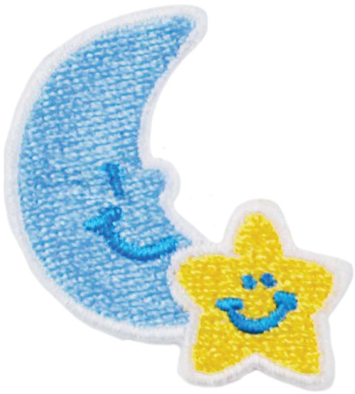 Iron-On Appliques-Moon & Star 1/Pkg