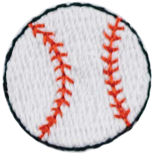 Iron-On Appliques-Baseball 1/Pkg