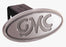 GMC - Inscribed GMC Classic - Silver - Oval - 2 Inch Billet Hitch Cover