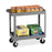 Tennsco Corp. 2-Shelf Service Cart, 30"x16"x32", Medium Gray