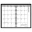 At-A-Glance Pocket Monthly. Planner, 12 Months Jan-Dec,3-3/4"x6-1/8", BK