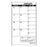 Refill for 70-064, Monthly Planner,12 Months Jan-Jan