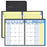 Monthly Planner,12 Months Jan-Dec, 8-3/4"x6-7/8", Black