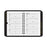 At-A-Glance Telephone/Address Book,Wirebound,3-3/4"x6-1/8",Black